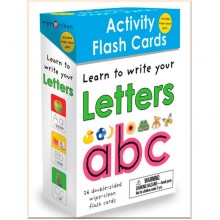 Wipe Clean: Activity Flash Cards Letters