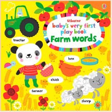 Usborne Baby's Very First Play Book: Farm Words