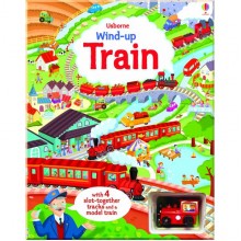 Usborne Wind-up Train Book with Slot-together Tracks