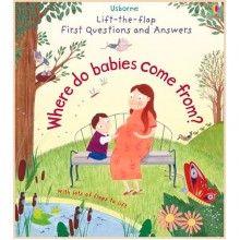 Usborne Lift-the-Flap First Questions and Answers Where Do Babies Come From?