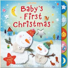 Usborne Baby's first Christmas with music CD