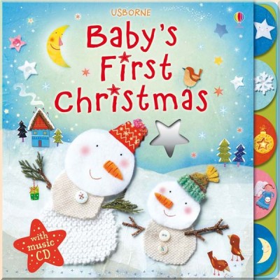 Usborne Baby's first Christmas with music CD