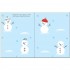 Usborne Sticker Shapes Christmas