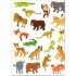 MoonDance Press Jumbo Stickers for Little Hands: Jungle Animals