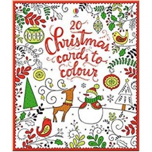 Usborne 20 Christmas Cards to Colour
