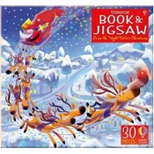 Usborne 'Twas the Night Before Christmas Book and Jigsaw
