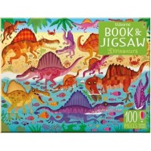 Usborne Dinosaurs Book and Jigsaw