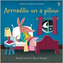 Usborne Armadillo on a Pillow