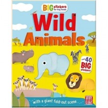Big Stickers for Tiny Hands: Wild Animals