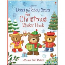 Usborne Dress the Teddy Bears for Christmas Sticker Book