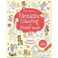 Usborne Fantastic Colouring and Sticker Book