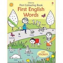 Usborne First Colouring Book: First English Words