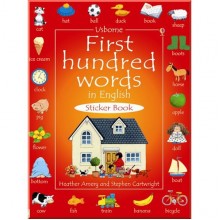 Usborne First Hundred Words in English Sticker Book