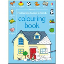 Usborne First Hundred Words in French Colouring Book