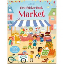 Usborne First Sticker Book: Market