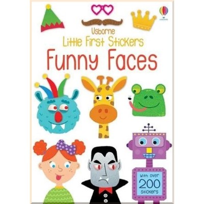 Usborne Little First Stickers: Funny Faces