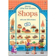 Usborne Little First Stickers: Shops
