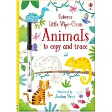Usborne Little Wipe-Clean Animals to Copy and Trace