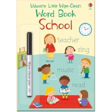Usborne Little Wipe-Clean Word Book: School