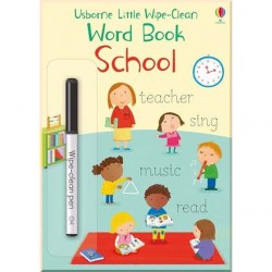 Usborne Little Wipe-Clean Word Book: School