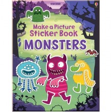 Usborne Make a Picture Sticker Book Monsters