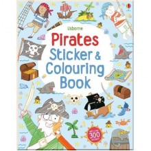 Usborne Pirates Sticker and Colouring Book