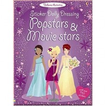 Usborne Sticker Dolly Dressing: Popstars and Movie Stars