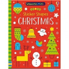 Usborne Sticker Shapes Christmas