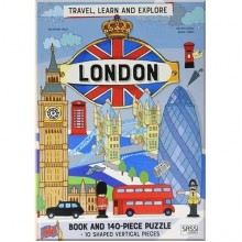Travel, Learn and Explore: London Book and Puzzle