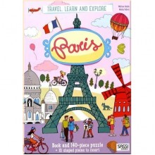 Travel, Learn and Explore: Paris Book and Puzzle