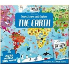 Travel, Learn and Explore: The Earth Book and Puzzle