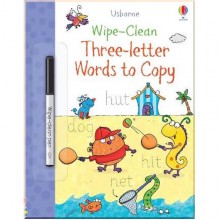Usborne Wipe-Clean Three-Letter Words to Copy