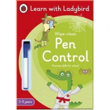 Ladybird Learn with Ladybird: Wipe-Clean Pen Control (3-5 Years)