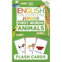 DK Children English for Everyone Junior: First Words Animals Flash Cards