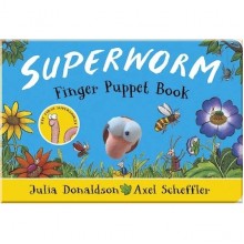 Scholastic -Superworm Finger Puppet Book