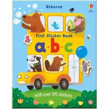 Usborne First Sticker Book: abc