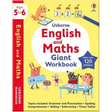 Usborne Workbooks: English and Maths Giant Workbook 5-6