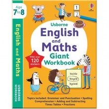Usborne Workbooks: English and Maths Giant Workbook 7-8