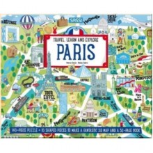 Sassi Travel, Learn and Explore: Paris 140-Piece Puzzle