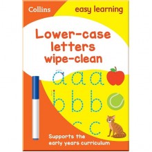 Collins Easy Learning Preschool: Lower Case Letters Wipe-Clean Activity Book (Ages 3-5) Collins