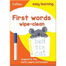 Collins Easy Learning Preschool: First Words Wipe-Clean Activity Book (Ages 3-5) Collins