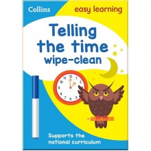 Collins Easy Learning Preschool: Telling the Time Wipe Clean Activity Book Collins