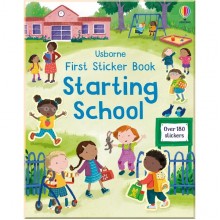 First Sticker Book: Starting School Usborne