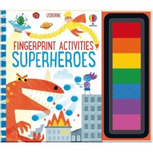 Fingerprint Activities: Superheroes Usborne