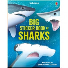 Big Sticker Book of Sharks Usborne