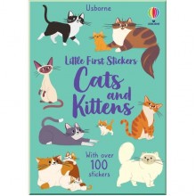 Little First Stickers: Cats and Kittens Usborne
