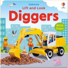 Lift and Look: Diggers Usborne