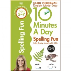 DK 10 Minutes a Day Spelling Fun Ages 5-7 Key Stage 1