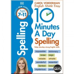 DK 10 Minutes A Day Spelling, Ages 7-11 (Key Stage 2)