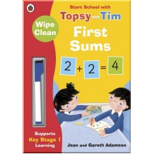 Ladybird Wipe-Clean First Sums: Start School with Topsy and Tim